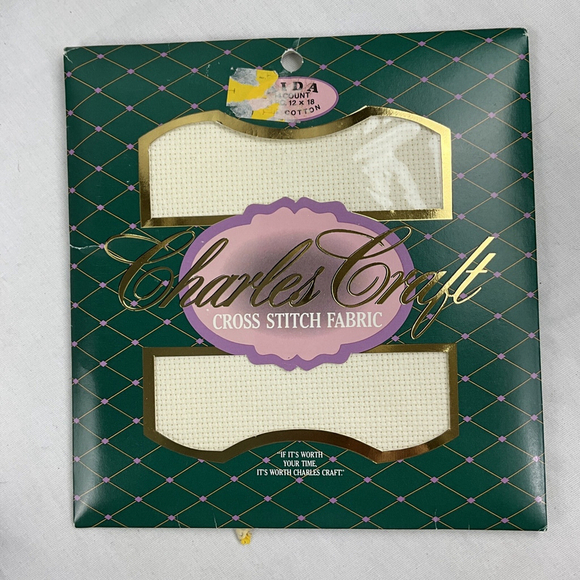 Charles Craft Other - Charles Craft 14 ct 12x18” CR-5442 Antique White